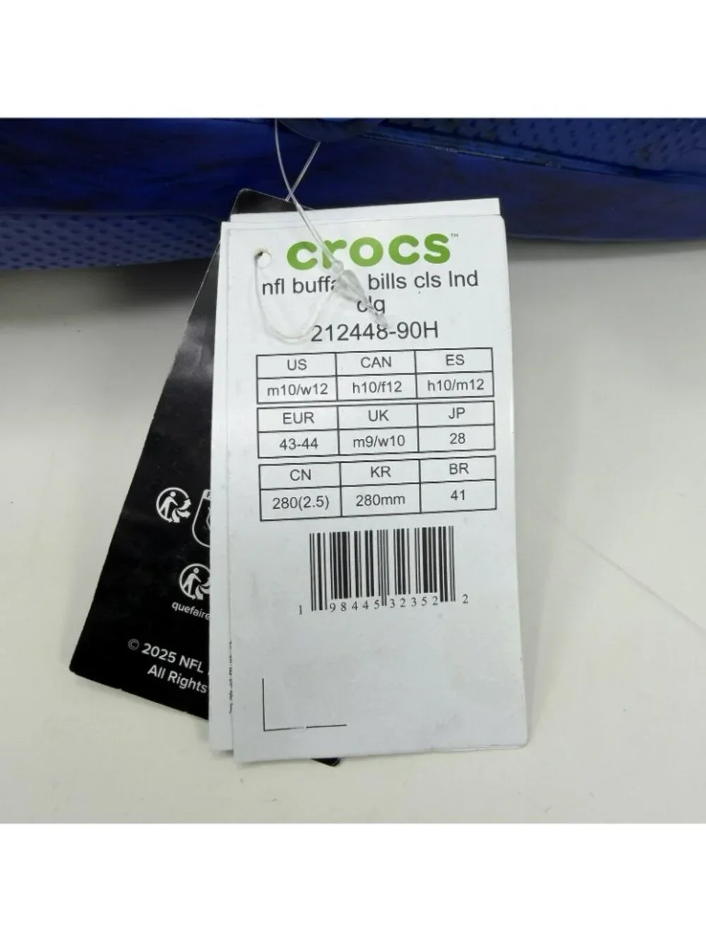 CROCS nfl buffalo